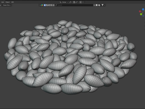 Peanut kernel brown bowl 3D Model