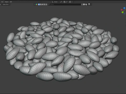 Tigela marrom de caro&ccedil;o de amendoim Modelo 3D