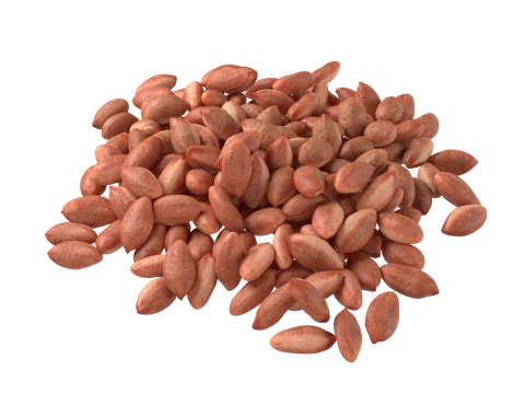 Pilha marrom de caro&ccedil;o de amendoim Modelo 3D