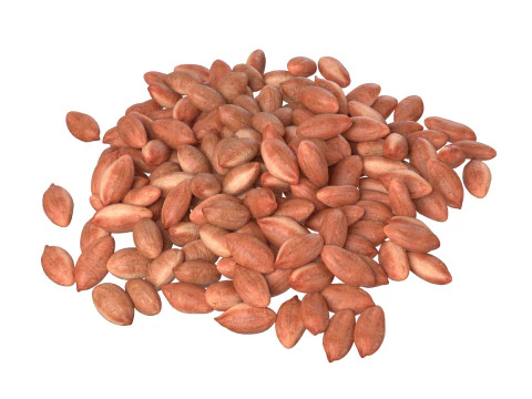Pilha marrom de caro&ccedil;o de amendoim Modelo 3D