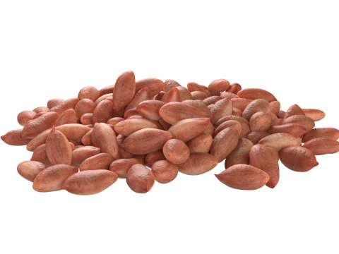 Pilha marrom de caro&ccedil;o de amendoim Modelo 3D