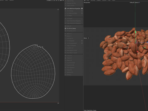 Peanut kernel brown pile 3D Model