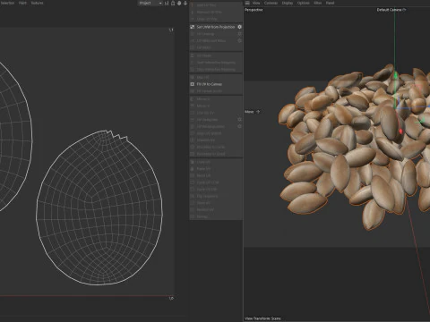 Peanut kernel white pile 3D Model