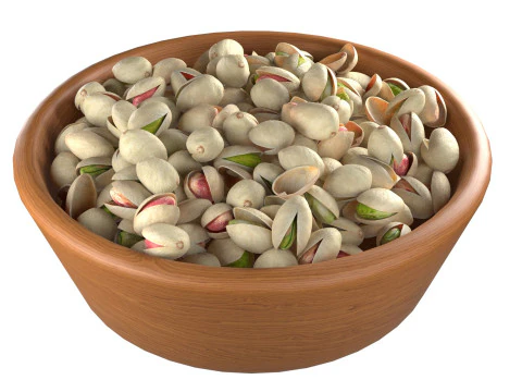 Tigela de casca de pistache Modelo 3D