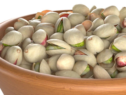 Tigela de casca de pistache Modelo 3D