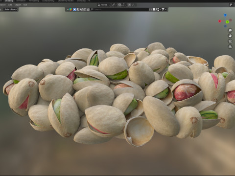 Pistachio Shell Bowl Modelo 3D