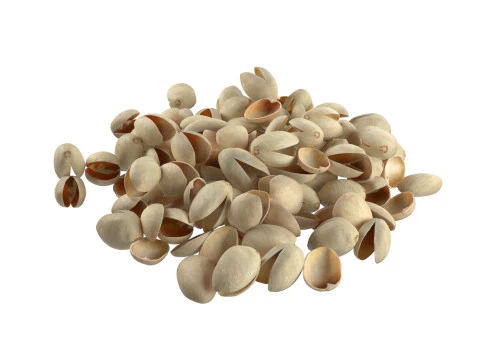 Stos łupin pistacjowych Model 3D