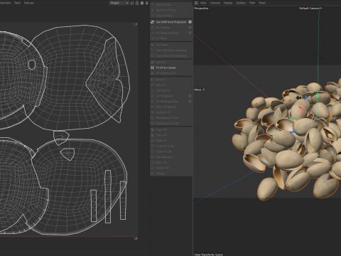 Pistachio Shell Pile 3D Model