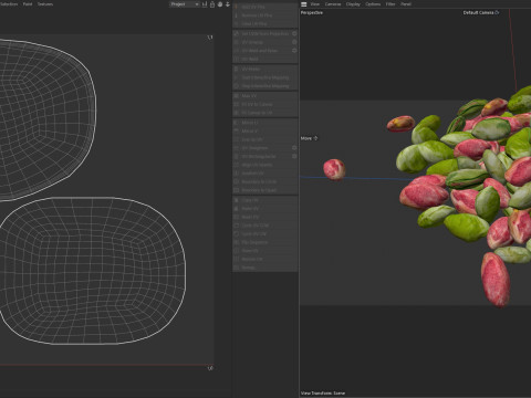 Pistachio Kernel pile 3D 模型