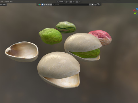 Pistachio set Modelo 3D