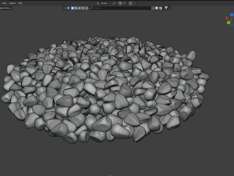 Pomegranate seed Bowl 3D Model