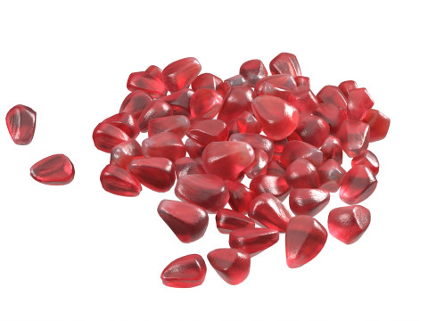 Pomegranate seed pile 3D मॉडल