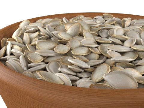 Pumpkin seed bowl 3D Model