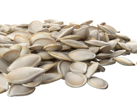 Pumpkin seed pile Modelo 3D