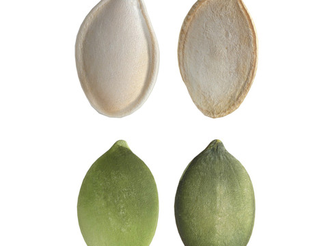 Pumpkin seeds set 3D मॉडल