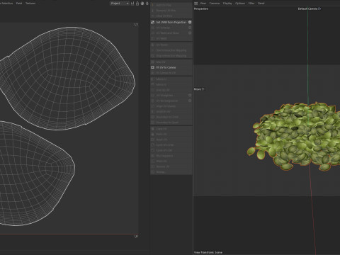 Pumpkin seed peeled pile Modelo 3D