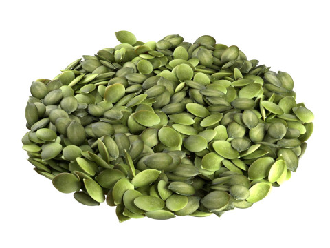 Semillas de calabaza peladas Modelo 3D