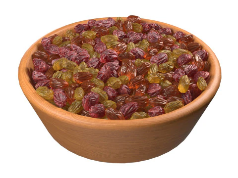 Miska do mieszania rodzynek Model 3D