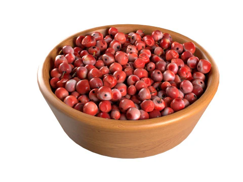 Red dried peppercorn bowl 3D Model