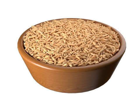 Dry Rice grain bowl 3D मॉडल