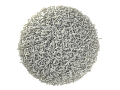 Raw white rice bowl 3D Modell