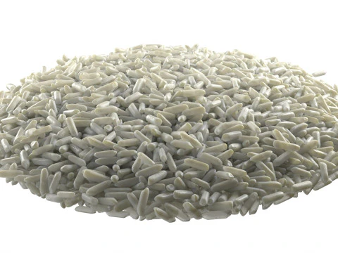 Raw white rice bowl 3D Model