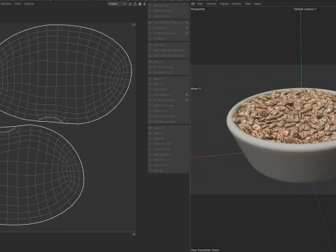 Roman Beans 3D Model