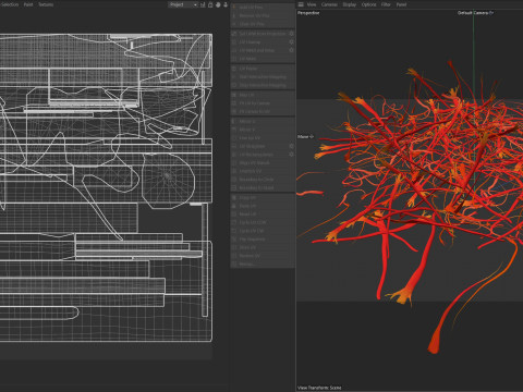 Saffron pile 3D Model
