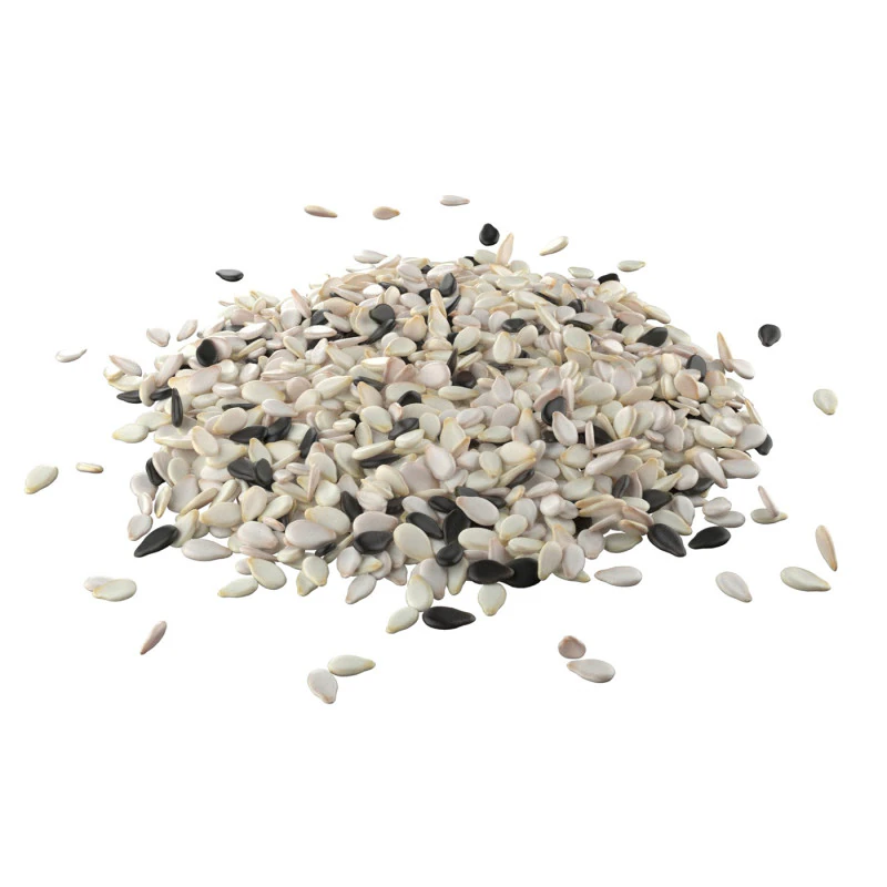 Sesame seed mix pile 3D Model .c4d .max .obj .3ds .fbx .stl .blend 