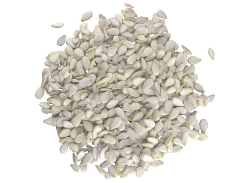 Sesame seed white pile 3D 模型