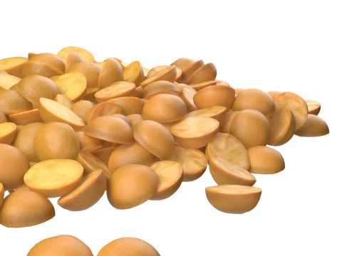 Split mung bean pile 3D Model