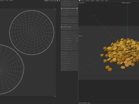 Split mung bean pile 3D Model