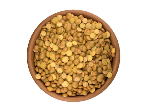 Split Mung beans bowl 3Dモデル