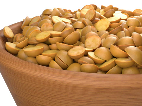 Dzielona miska na fasolę Mung Model 3D