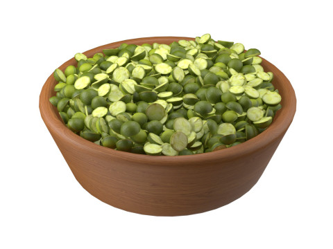Split pea Bowl 3D Модель