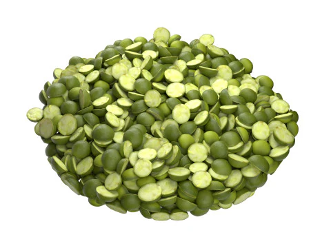 Taz&oacute;n de guisantes partidos Modelo 3D