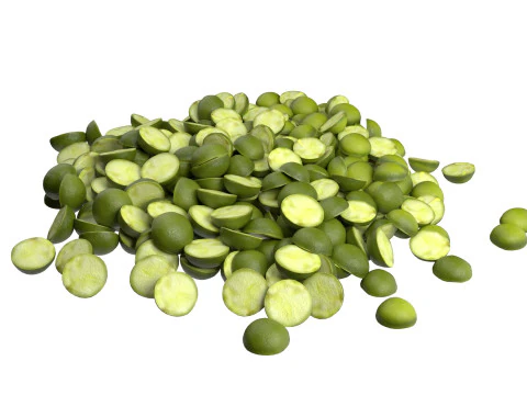 Split pea Pile 3D Model