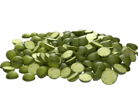 Split pea Pile 3D Model