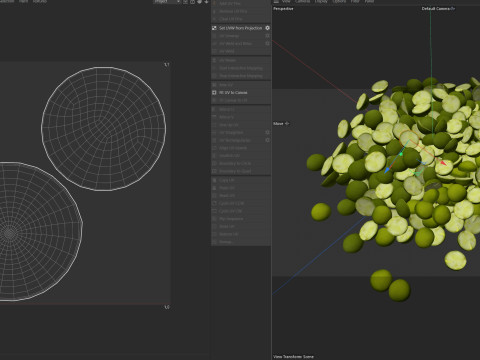 Split pea Pile 3D Model