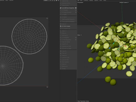 Split pea Pile 3D Model