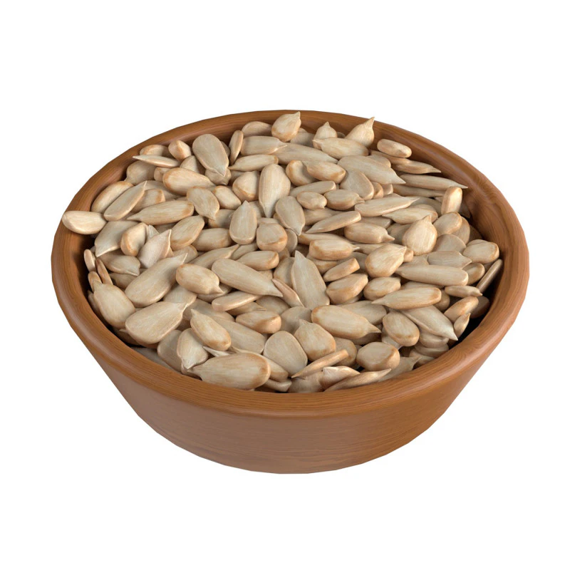 Sunflower seed bowl 3D Model .c4d .max .obj .3ds .fbx .stl .blend