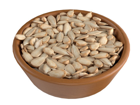 Sunflower seed bowl 3D Модель