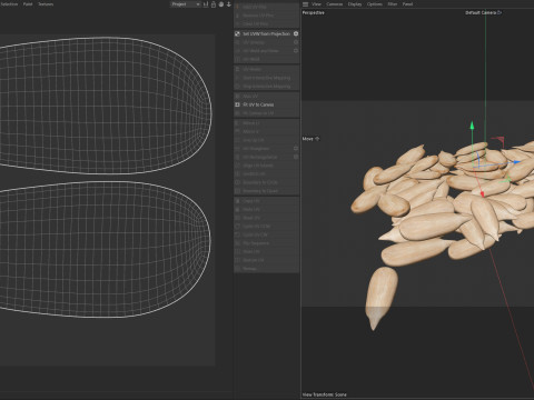 Sunflower seed pile v1 Modèle 3D