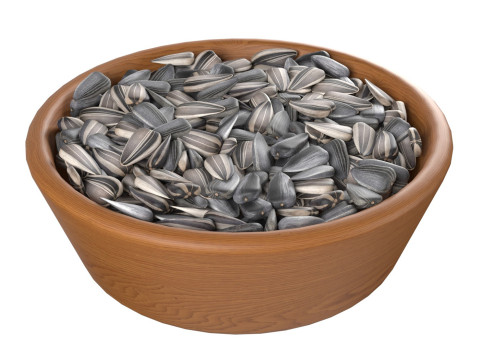 Sunflwoer seed bowl v2 3D Модель