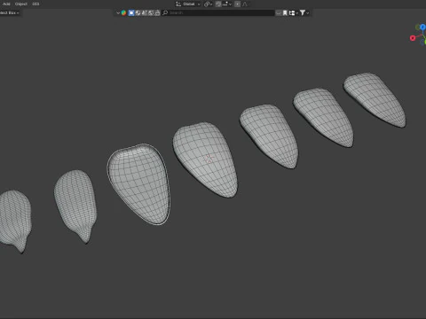 Sunflower seeds collection 3D Model