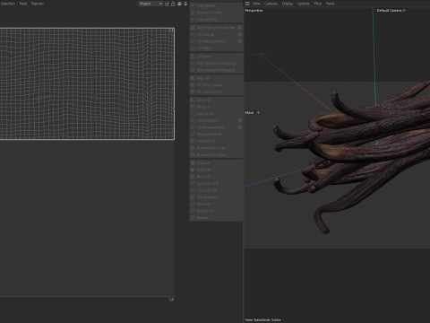 Vanilla Sticks Bunch pile 3D Модель