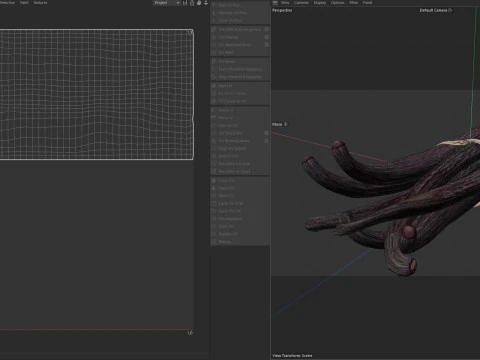 Vanilla Sticks Bunch v1 3D Model