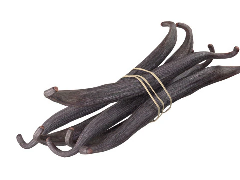 Vanilla Sticks Bunch v2 3D Model