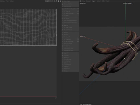 Vanilla Sticks Bunch v2 3D Model