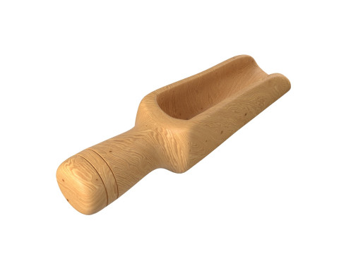 Wooden scoop 3D-Modell